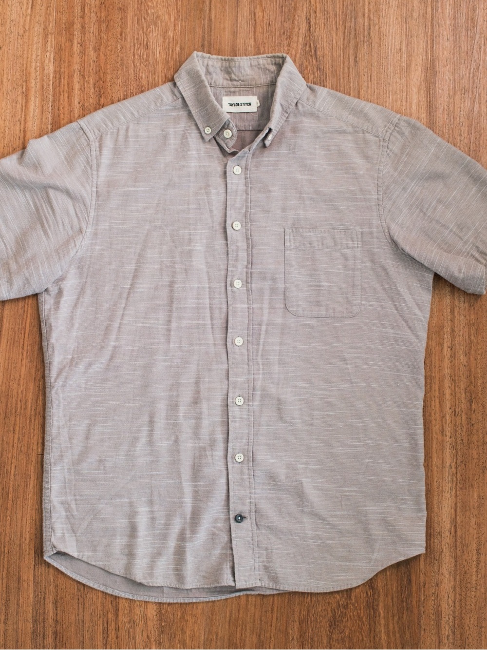 Taylor Stitch Men's Heather Gray Button-Down Shirt